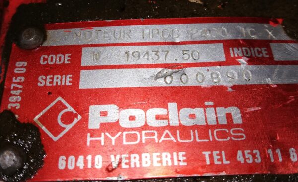 Hydraulikmotor Poclain 2400 – Bild 2