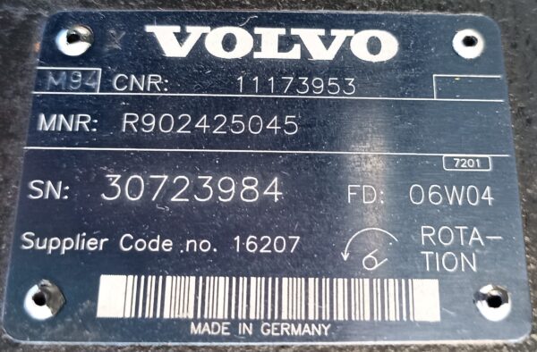 Hydraulikpumpe L110E + F – Bild 2