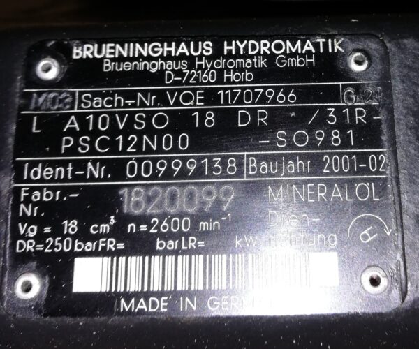 Hydraulikpumpe A35D / A40D – Bild 2